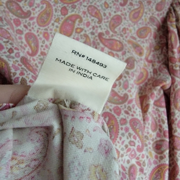 Doen Scarlet Top in Golden Hour Paisley size XS NWT - Picture 10 of 12